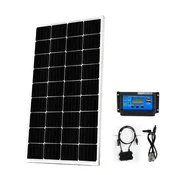 12V 250W Monocrystalline Solar Panel Kit with Controller