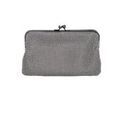 Adele Dimple Mesh Clutch