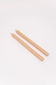 12" Taper Candles - Set of 2 - Tan