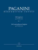 24 Capricci op. 1 / 24 Contradanze Inglesi for Violin solo
