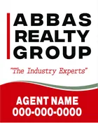 Abbas Realty Group – For Sale – Name – Number – 24×30