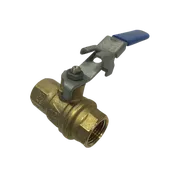 1/2" Brass Vented Ball Valve