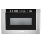 24 in. Microwave Drawer with Automatic Presets, Touch Controls in Stainless Steel (COS-12MWDSS-NH)