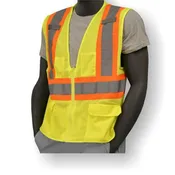 1 Color Logo – Custom (Your Company) Safety Vest