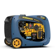 Dual Fuel Inverter Portable Generator 4000W Electric Start with CO Alert