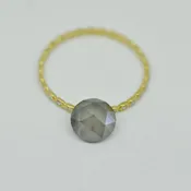 1.94 CT Salt and Pepper Rose Cut Diamond