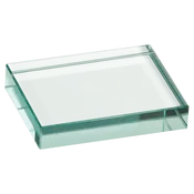 4" x 3" Jade Glass Paperweight