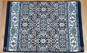 Ancient Garden Stair Runner 57011 Blue 26″