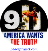 9/11 America Wants The Truth – Button / Pinback or Magnet (1.75″)