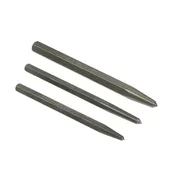 3-piece Punch Set For Precision Metalworking And Woodworking