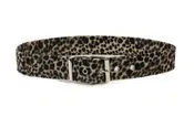 1 3/4" Fuzzy Brown Leo Belt