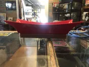 Red and Gold ceramic dish — Carpe Diem