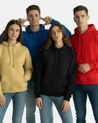 Adult Solid Color Pullover Hoodie