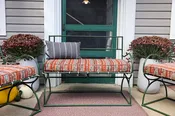 Restored Vintage Garden Set with Perennials Fabric — Barefoot Dwelling