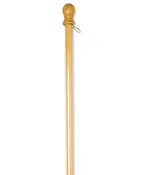 01001 Evergreen Wood Flag Pole