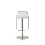 Aspen Stainless Steel Adjustable Barstool (WHITE)