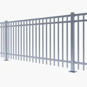 Grizzly “Mastiff” Flat Top Steel Fence Panel