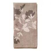Bodrum Silhouette 100% cotton napkins in floral prints, set of 4