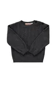 1260-Pullover Heathered Charcoal Toddler & Youth Sweater
