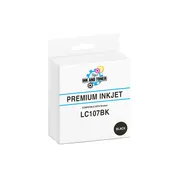 Compatible Brother LC107BK Black Ink Cartridge (1,200 pages)