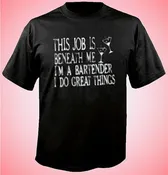 BARTENDER  T-Shirt 213