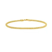 14K 2.7mm Sparkle Spring Chain
