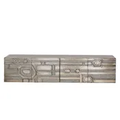 Abstract Block Cabinet - Grey