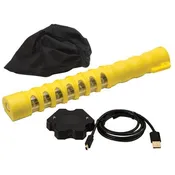 1154 Aervoe Yellow LED Baton Flare, Single Pack (with 120v/12v Chargers)
