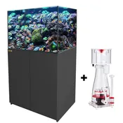 100 Gallon Fish Tank Aquarium Coral Reef Ultra Clear Glass Tank & Built in Sump