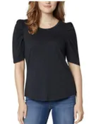 Gathered Sleeve Tee