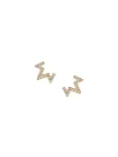 Aztec Zig Zag Studs - Single