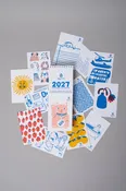 2027 Tear-off Postcard Illustrated Calendar