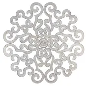 38" Scroll Wall Grill in Antique White