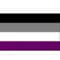 2"x3" Asexual Pride Sticker