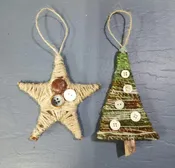 Christmas Yarn Ornaments — The Country Basket
