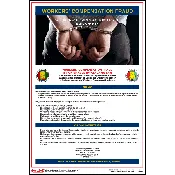 Alabama Workers’ Compensation Fraud Poster