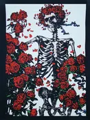 3D Bertha Skull & Roses Mini