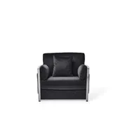 Adagio Silver Sofa Set | Black