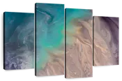 Abstract Coastal Wall Art