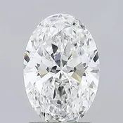 1.55ct Oval Lab Grown Diamond (Colour E, Clarity IF, IGI Certified)