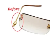 Cartier Eyeglass Elbow Post Retrofit-Right