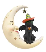 December Diamonds Salem black cat Halloween ornament  2021