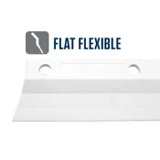 19" Midwest Rake Easy Squeegee Flat Flexible Blades