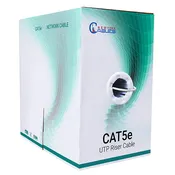 Cat5e Riser CCA 1000ft UTP Cable 350 Mhz 24AWG Pull Box