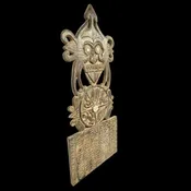 Antique Dayak Bahau Ironwood Effigy Planting Calendar: Indonesian Oceania Art