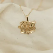 14k "Best Friend" Charm