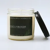 16 oz Cozy Fireside Candle • Edenlife Candle Co.