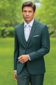 Couture 1910 Men’s Power Stretch Suit – Green
