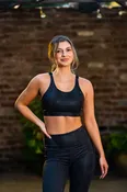 Snakeskin Bra-Black | Twodiamondfit