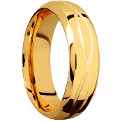 22K Yellow Gold + Polish , Polish Finish